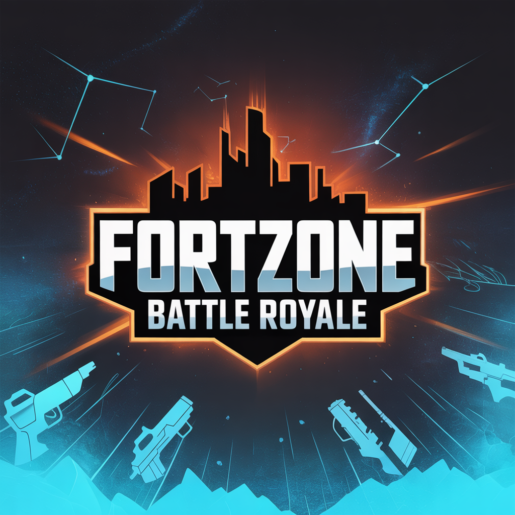 Fortzone Logo - 3D Battle Royale Game